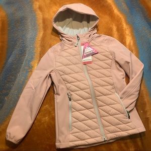 Snozu Girls Softshell Jacket Blush Pink